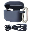 PureGear Silicone Case + Magnetic Strap for Apple AirPods Pro 2nd Gen - Blue