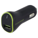 PureGear Quick Charge 3.0 USB Car Charger with USB-A to Micro USB Cable - Black