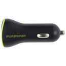 PureGear Quick Charge 3.0 USB Car Charger with USB-A to Micro USB Cable - Black