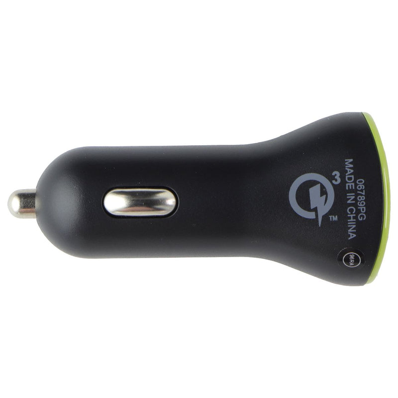 PureGear Quick Charge 3.0 USB Car Charger with USB-A to Micro USB Cable - Black