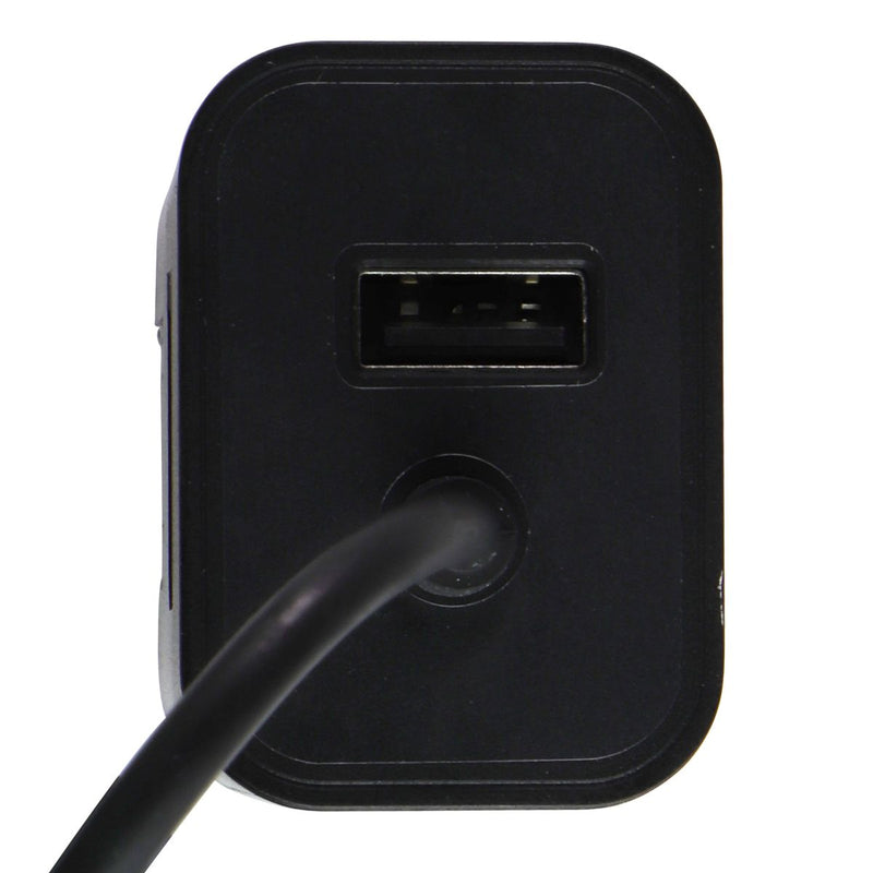 PureGear (24W) USB-C 5-Ft Wall Charger with Extra USB Port - Black