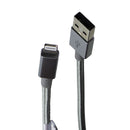 PureGear Braided USB-A to Lighting 8-Pin 10FT Charge Cable - Space Gray