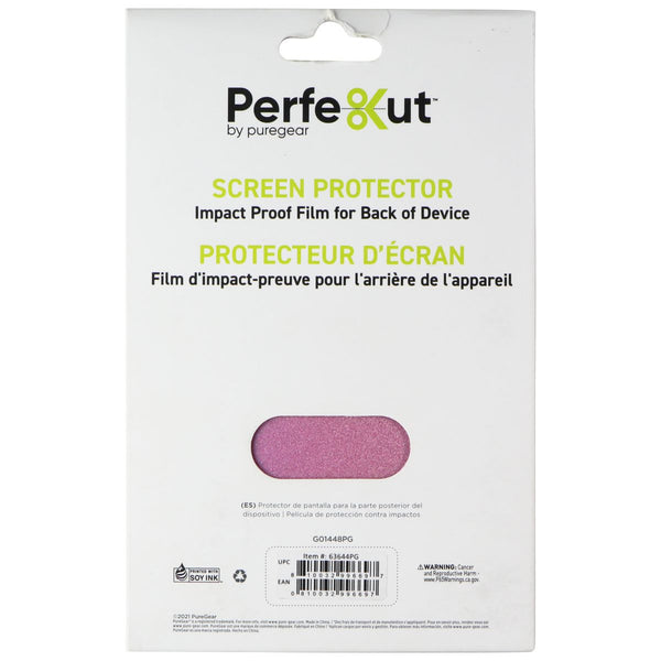 PureGear Perfekut Screen Protector Film for Back of Device - Pink Glitter