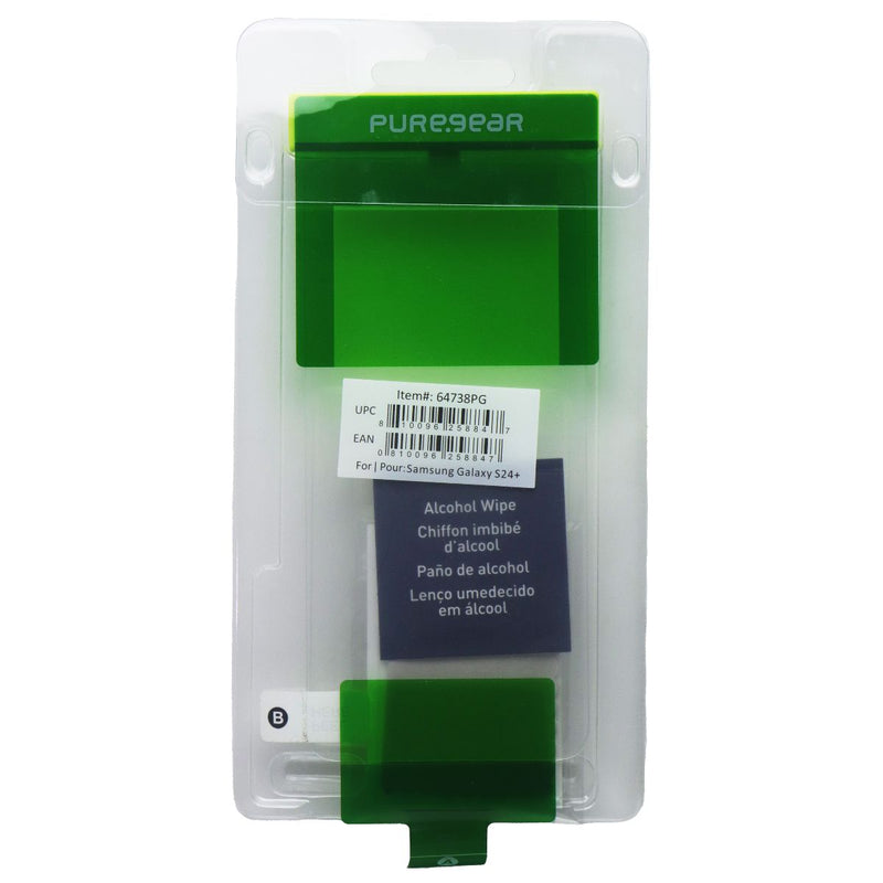 PureGear Tempered Glass Screen Protector for Galaxy S24+ (Plus) - Clear (BULK)