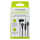 PureGear PureBoom USB-C Corded Earbuds - Black (64793PG)