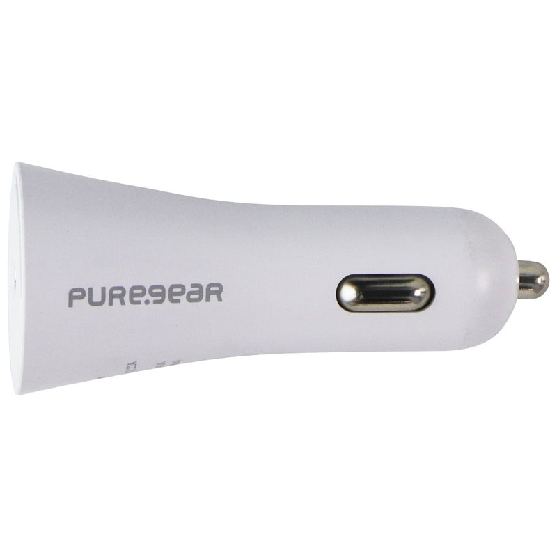 PureGear 20W USB-C Car Charger - White (09293PG)