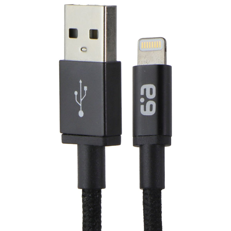 PureGear Braided USB-A to Lighting 8-Pin 10FT Charge Cable - Black