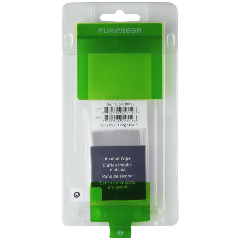 PureGear Tempered Glass Screen for Google Pixel 7 - Clear (BULK) 64100PG