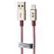 PureGear (4-Ft) USB to Lightning 8-Pin Braided Charging Cable - Pink