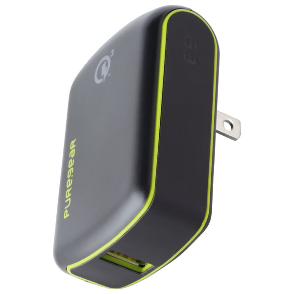 PureGear (18W) Extreme USB Wall Charger + Micro USB (3-Ft) Cable - Black