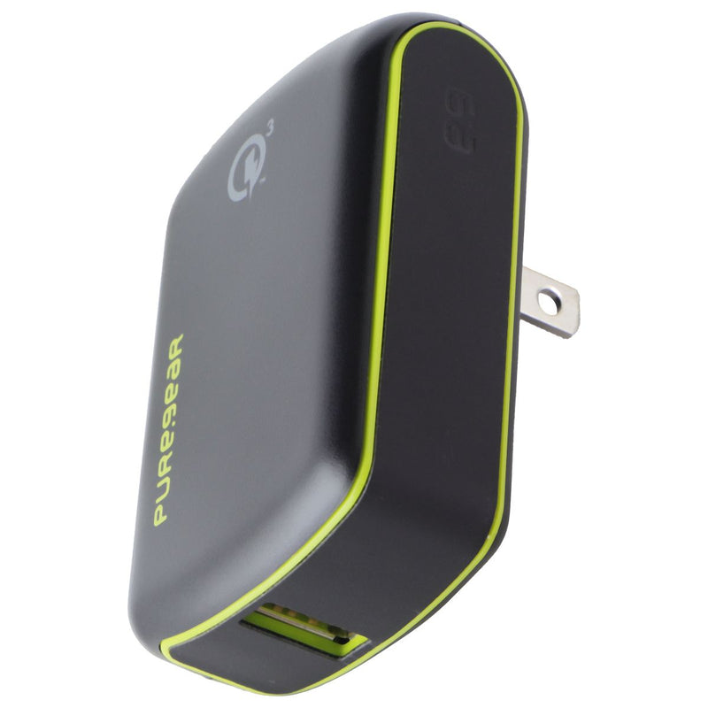PureGear (18W) Extreme USB Wall Charger + Micro USB (3-Ft) Cable - Black