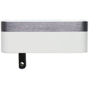 Qmadix Full Metal Jacket Dual-Port USB-C & USB-A 3.0 PD Charge Adapter - White