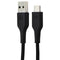 Quikcell 6ft Braided USB-A to USB-C Charging Cable - Black