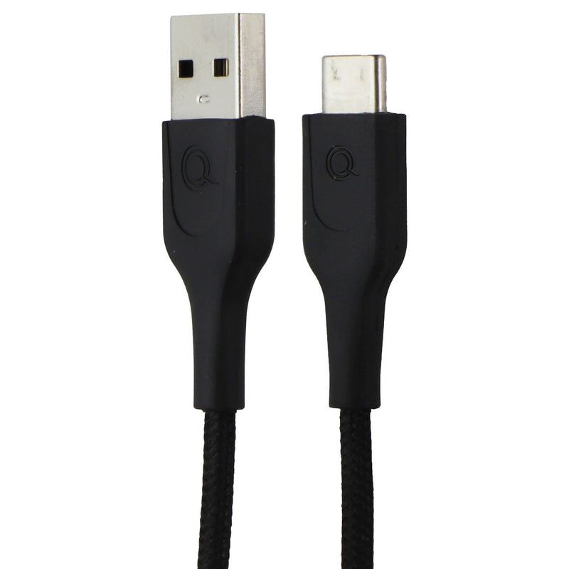 Quikcell 3Ft Braided USB-A to USB-C Charging Cable - Black