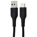 Quikcell 6ft Braided USB-A to USB-C Charging Cable - Black