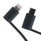 Quikcell 6FT USB-A to Micro USB, USB-C & Lightning 8-Pin Charging Cable - Black
