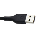 Quikcell 6FT USB-A to Micro USB, USB-C & Lightning 8-Pin Charging Cable - Black