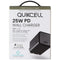 Quikcell (25W) PD Wall Charger USB-C Single Port Adapter (GaN Charging) - Black
