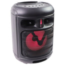 Quikcell Party Beat Power Series Wireless Speaker with LED Lights - Black