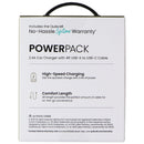 Quikcell Power Pack 2.4A Car Charger with 4ft USB-A to USB-C Cable - Black