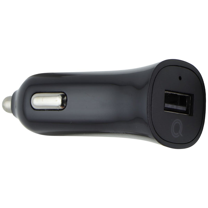 Quikcell Power Pack 2.4A Car Charger with 4ft USB-A to USB-C Cable - Black