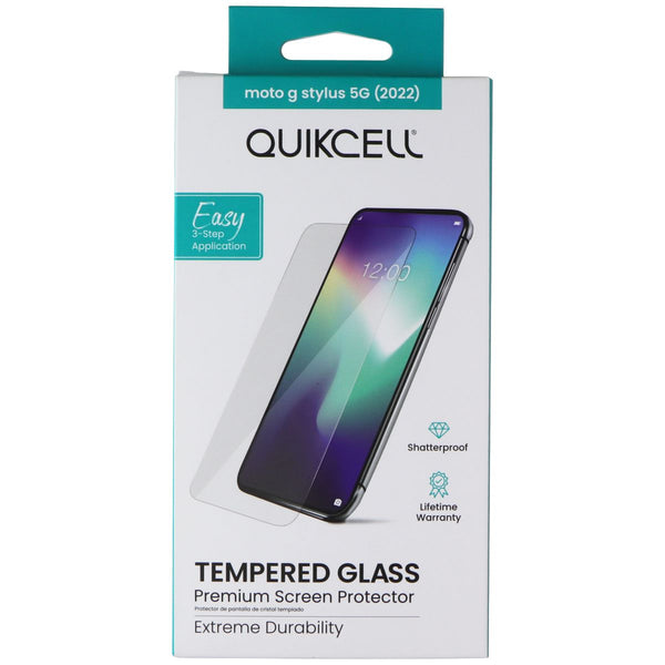 Quikcell Tempered Glass Screen Protector for Motorola Moto G Stylus 5G (2022)