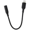 Quikcell Braided Audio Adapter Cable 8-Pin to 3.5mm Headphone Jack - Black