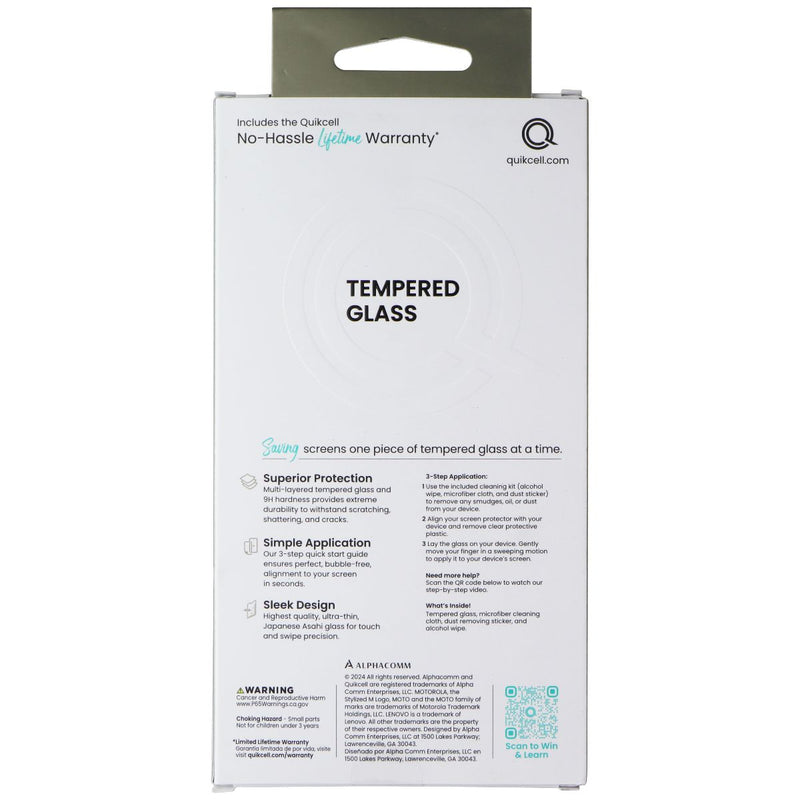 Quikcell Tempered Glass for Motorola Moto G Power 5G - 2024