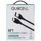 Quikcell 6ft Braided USB-A to USB-C Charging Cable - Black