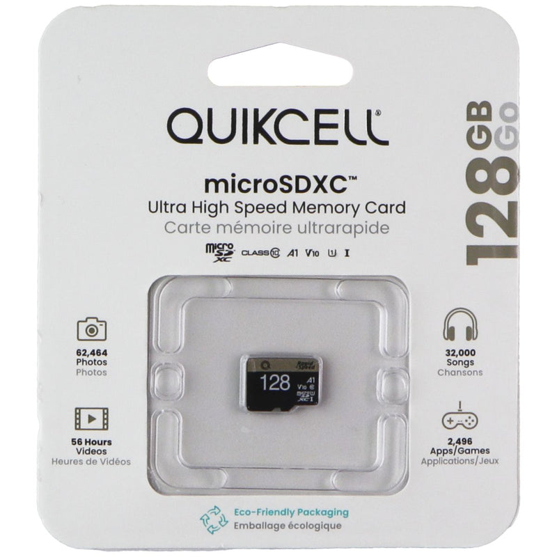 Quikcell MicroSDXC Ultra High Speed Memory Card - 128GB