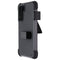 Quikcell Advocate + Holster for Samsung Galaxy S21 FE 5G - Steel Black