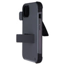 Quikcell Advocate Case with Kickstand + Holster for iPhone 13 - Steel Black