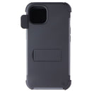 Quikcell Advocate Case with Kickstand + Holster for iPhone 13 - Steel Black