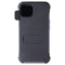Quikcell Advocate Case with Kickstand + Holster for iPhone 13 - Steel Black
