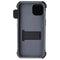 Quikcell Advocate Case with Kickstand + Holster for iPhone 13 - Steel Black