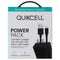 Quikcell Power Pack 2.4A Wall Charger with 4ft USB-A to Micro-USB Cable - Black