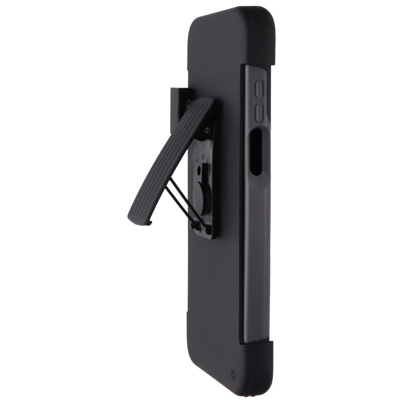 Quikcell Advocate + Holster for Motorola Moto G Stylus (2022) - Steel Black