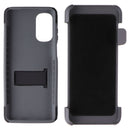 Quikcell Advocate + Holster for Motorola Moto G Stylus (2022) - Steel Black