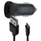 Quikcell Power Pack 2.4A Car Charger with 4ft USB-A to Micro-USB Cable - Black