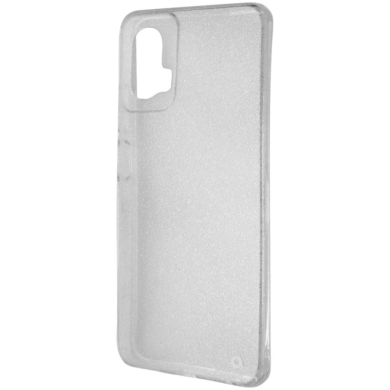 Quikcell Icon Silver Shimmer Case for Moto G Power 5G 2024 - Glitter/Clear