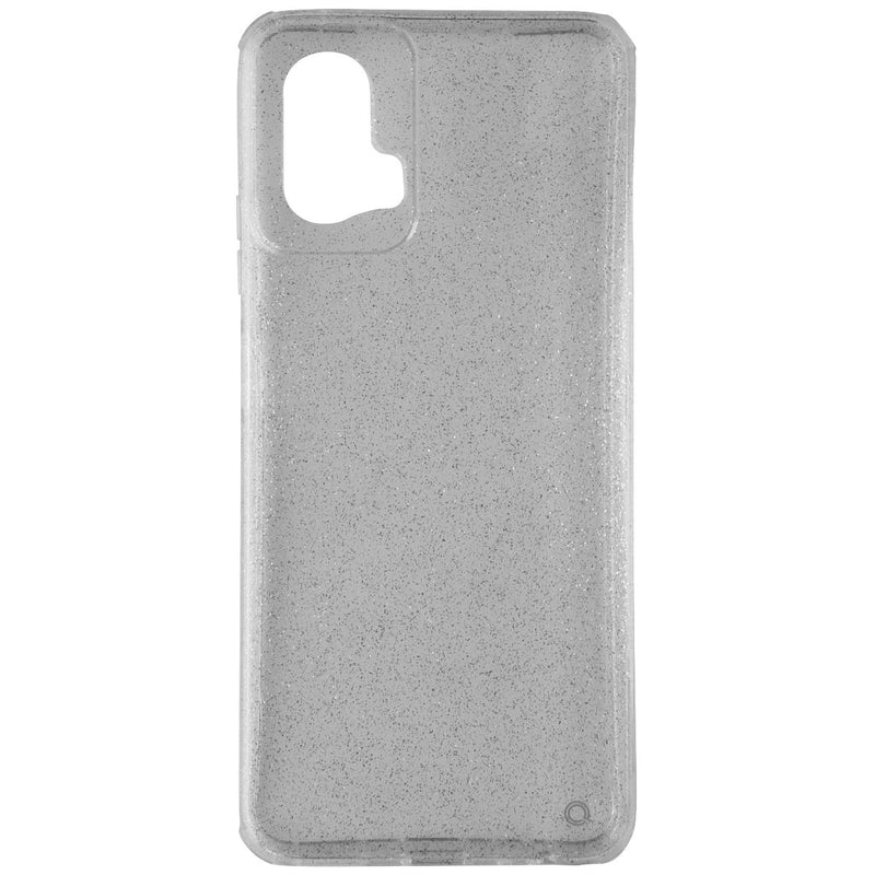 Quikcell Icon Silver Shimmer Case for Moto G Power 5G 2024 - Glitter/Clear