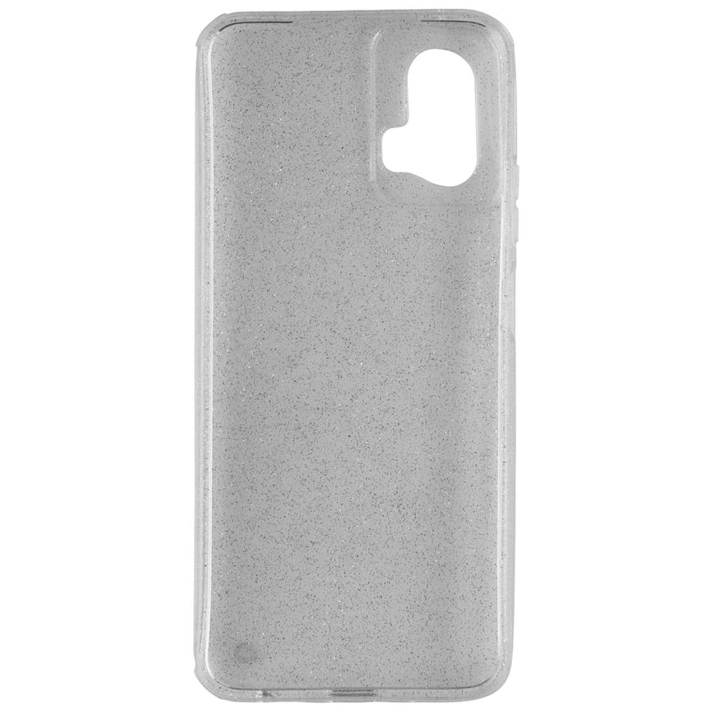 Quikcell Icon Silver Shimmer Case for Moto G Power 5G 2024 - Glitter/Clear