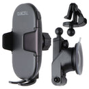 Quikcell DriveDock Charge (15W) Wireless Charging Car Mount - Black