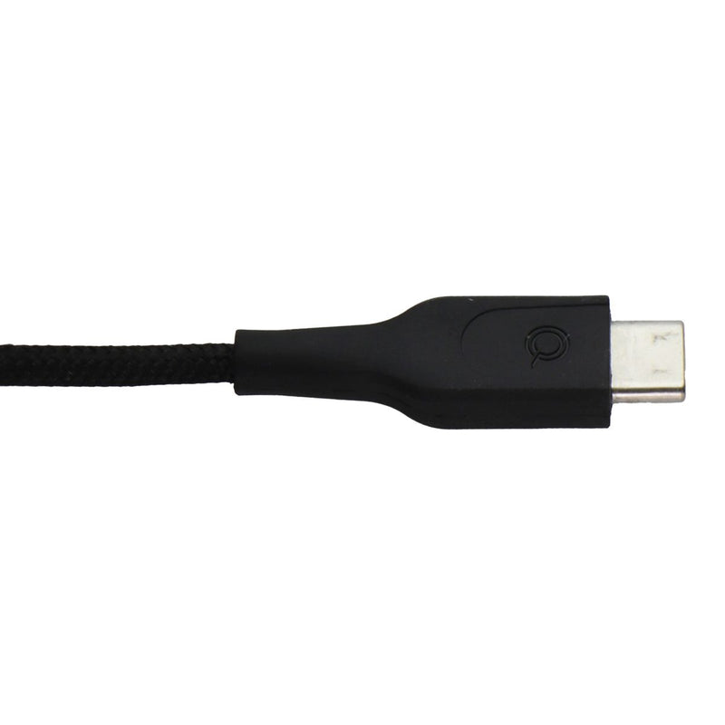 Quikcell 3Ft Braided USB-C to USB-C Cable - Black