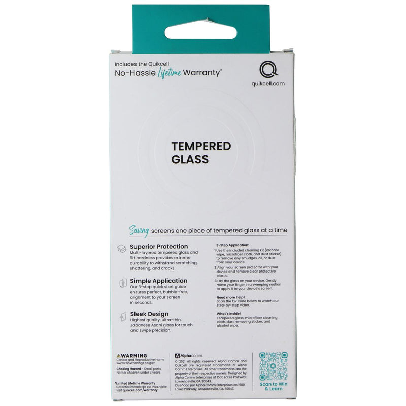 Quikcell Tempered Glass for Apple iPhone SE (2020) / 8 / 7