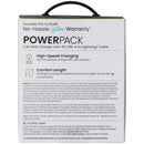 Quikcell Power Pack 2.4A Wall Charger with 4Ft USB-A to Lightning 8-Pin Cable