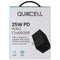 Quikcell (25W) PD Wall Charger USB-C Single Port Adapter - Black
