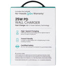 Quikcell (25W) PD Wall Charger USB-C Single Port Adapter - Black