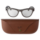 Ray-Ban Meta (Gen 1) Skyler Series AI Glasses - Shiny Chalky Gray/Transitions