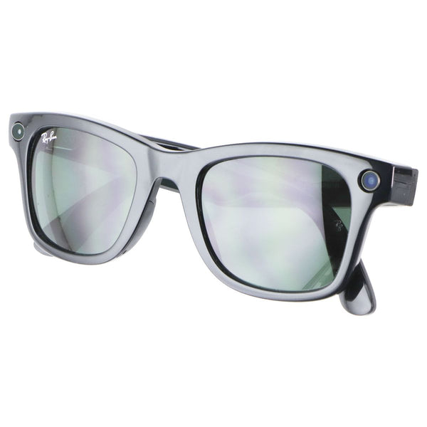 Ray-Ban Meta Glasses - Wayfarer/Reg - Shiny Black Frame/G15 Lens (RW4006 601/71)